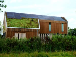 carbon-neutral building